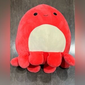 SQUISHMALLOW Veronica the Red Octopus, 12”